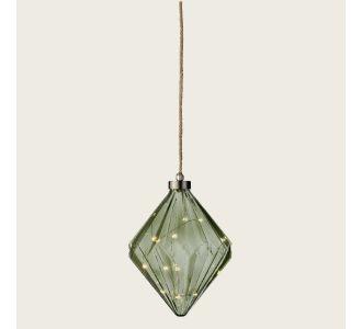 Beauty Home ΦΑΝΑΡΙ ΕΣΩΤΕΡΙΚΟΥ ΧΩΡΟΥ ΔΙΑΜΑΝΤΙ 16 CM ΜΕ LED       |  Χριστουγεννιάτικα Στολίδια στο espiti