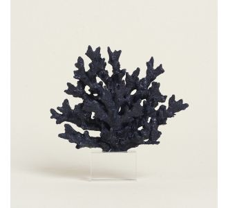 Beauty Home ΚΟΡΑΛΙ ΣΚ. ΜΠΛΕ ΜΕ ΒΑΣΗ PLEXI GLASS 24 x 24 cm       |  Διακοσμητκά στο espiti