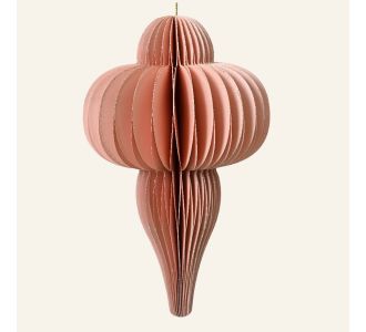 Beauty Home ΧΑΡΤΙΝΟ ΣΤΟΛΙΔΙ ΜΕ ΜΑΓΝΗΤΗ ΡΟΖ 24 x 40 cm       |  Χριστουγεννιάτικα Στολίδια στο espiti