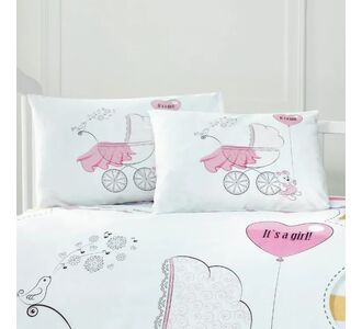 Beauty Home Ζεύγος μαξιλαροθήκες βρεφικές Art 5621 35x45 Ροζ       |  Βρεφικά Σεντόνια στο espiti