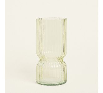 Beauty Home ΒΑΖΟ ΡΙΓΕ 11 x 23 CM ΛΑΔΙ       |  Βάζα στο espiti