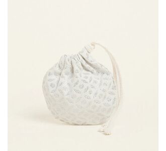 Beauty Home ΠΟΥΓΚΙ ΟΒΑΛ ΜΕ ΚΟΡΔΟΝΙ 13 x 14 cm ΖΑΚΑΡ ΕΚΡΟΥ-ΑΣΗΜΙ       |  Χριστουγεννιάτικα Διακοσμητικά στο espiti