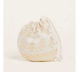 Beauty Home ΠΟΥΓΚΙ ΟΒΑΛ ΜΕ ΚΟΡΔΟΝΙ 13 x 14 cm ΖΑΚΑΡ ΠΑΡΑΔΟΣΙΑΚΟ ΜΕ ΧΡΥΣΑ ΧΡΙΣΤΟΥΓΕΝΝΙΑΤΙΚΑ ΣΧΕΔΙΑ       |  Χριστουγεννιάτικα Διακοσμητικά στο espiti