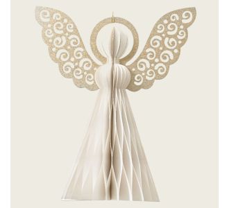 Beauty Home ΧΑΡΤΙΝΟΣ ΑΓΓΕΛΟΣ ΜΕ ΜΑΓΝΗΤΗ 33 x 40 cm       |  Χριστουγεννιάτικα Στολίδια στο espiti