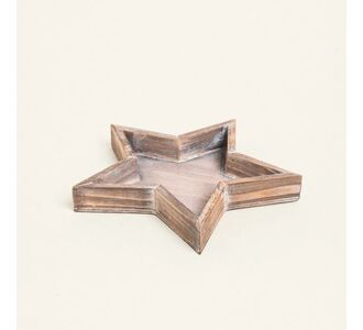 Beauty Home ΞΥΛΙΝΟ ΑΣΤΕΡΙ 14 x 15 x 3 CM       |  Χριστουγεννιάτικα Διακοσμητικά στο espiti