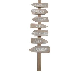 Beauty Home ΞΥΛΙΝΗ ΤΑΜΠΕΛΑ SUMMER VIBES 1.10 M X30 CM       |  Διακοσμητκά στο espiti