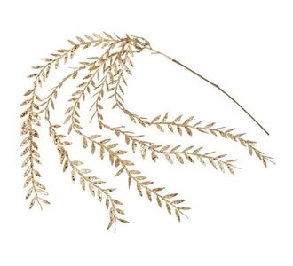 Beauty Home ΦΥΛΛΩΜΑ ΜΕ ΓΚΛΙΤΕΡ 90 CM       |  Φυτά συνθετικά - Λουλούδια στο espiti