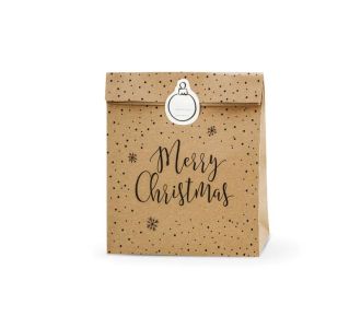 Beauty Home ΣΑΚΟΥΛΑΚΙΑ Merry Christmas, 3 ΤΜΧ  25x11x27cm       |  Διακοσμητκά στο espiti