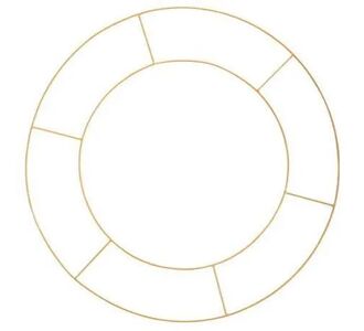 Beauty Home ΜΕΤΑΛΛΙΚΟΣ ΚΥΚΛΟΣ ΔΙΠΛΟΣ 60 CM       |  Διακοσμητκά στο espiti