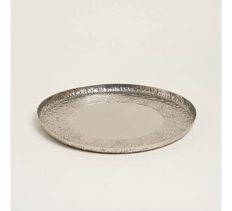 Beauty Home ΔΙΣΚΟΣ ΜΕΤΑΛΛΙΚΟΣ ΑΣΗΜΙ 41 cm       |  Διακοσμητκά στο espiti