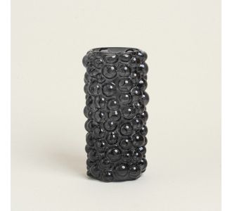 Beauty Home ΒΑΖΟ BUBBLES ΓΚΡΙ 16 x 30 cm       |  Βάζα στο espiti