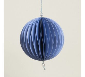 Beauty Home ΧΑΡΤΙΝΗ ΜΠΑΛΑ ΓΑΛΑΖΙΑ 15 cm       |  Διακοσμητκά στο espiti