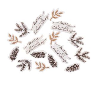 Beauty Home ΧΑΡΤΙΝΑ ΚΟΜΦΕΤΙ  “Merry Christmas”  2 – 4,5cm 100 ΤΜΧ       |  Διακοσμητκά στο espiti