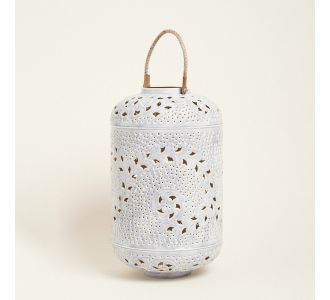 Beauty Home ΦΑΝΑΡΙ ΜΕΤΑΛΙΚΟ ΓΚΡΙ 51 x 28 cm       |  Διακοσμητκά στο espiti