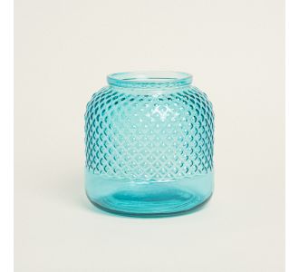 Beauty Home ΒΑΖΟ ΑΝΑΓΛΥΦΟ 19 x 19 cm  Τυρκουάζ     |  Βάζα στο espiti
