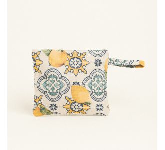 Beauty Home ΝΕΣΕΣΕΡ 29 x 25 cm ΣΤΟΦΑ ΛΕΜΟΝΙΑ ΣΕ ΦΟΝΤΟ ΜΕ ΠΛΑΚΑΚΙΑ       |  Διακοσμητκά στο espiti