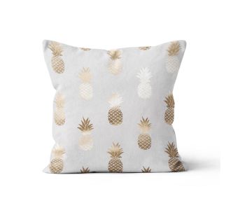 Beauty Home ΜΑΞΙΛΑΡΟΘΗΚΗ ΧΡΥΣΟΣ ΑΝΑΝΑΣ   40 x 40 cm   ΘΗΚΗ |  Μαξιλάρια διακοσμητικά στο espiti