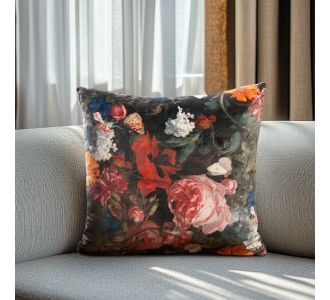 Beauty Home ΜΑΞΙΛΑΡΟΘΗΚΗ ΒΕΛΟΥΔΟ PAINTING STILL LIFE   40 x 40 cm    |  Μαξιλάρια διακοσμητικά στο espiti