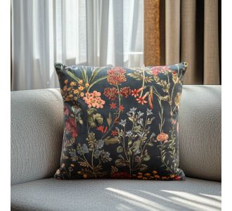 Beauty Home ΜΑΞΙΛΑΡΟΘΗΚΗ ΒΕΛΟΥΔΟ BEAUTIFUL FLOWER FIELD   40 x 40 cm    |  Μαξιλάρια διακοσμητικά στο espiti