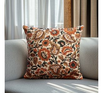 Beauty Home ΜΑΞΙΛΑΡΟΘΗΚΗ ΣΤΟΦΑ ΛΟΥΛΟΥΔΙΑ FOLKLORE   40 x 40 cm    |  Μαξιλάρια διακοσμητικά στο espiti