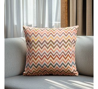 Beauty Home ΜΑΞΙΛΑΡΟΘΗΚΗ ΣΤΟΦΑ ΙΝΔΙΚΟ ΖΙΚ ΖΑΓΚ   40 x 40 cm    |  Μαξιλάρια διακοσμητικά στο espiti