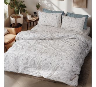 Beauty Home Σετ σεντόνια φανελένια King Size με λάστιχο Cinsault Art 12637 185x200+32 Μπεζ       |  Σεντόνια Υπέρδιπλα / King Size στο espiti