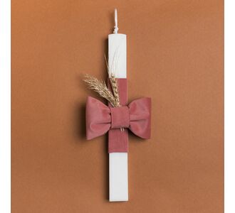 Beauty Home ΛΑΜΠΑΔΑ 33cm ΜΟΝΟΧΡΩΜΟΣ ΦΙΟΓΚΟΣ ΒΕΛΟΥΔΟ ΣΑΠΙΟ ΜΗΛΟ ΣΕ ΣΥΣΚΕΥΑΣΙΑ ΔΩΡΟΥ       |  Διακοσμητκά στο espiti