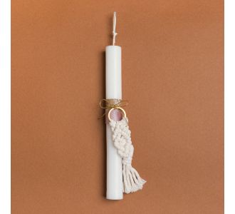Beauty Home ΛΑΜΠΑΔΑ 25cm ΜΑΚΡΑΜΕ ΜΠΡΕΛΟΚ ΕΚΡΟΥ ΜΕ ΦΙΟΓΚΟ ΣΕ ΣΥΣΚΕΥΑΣΙΑ ΔΩΡΟΥ       |  Διακοσμητκά στο espiti
