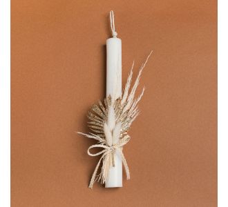 Beauty Home ΛΑΜΠΑΔΑ 25cm ΦΥΛΛΟ PALMA ΧΡΥΣΟ ΣΕ ΣΥΣΚΕΥΑΣΙΑ ΔΩΡΟΥ       |  Διακοσμητκά στο espiti