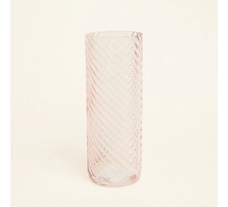 Beauty Home Γυάλινο Βάζο με Εφέ Στροβιλισμού 10cm x 26.5cm  Σάπιο Μήλο     |  Βάζα στο espiti