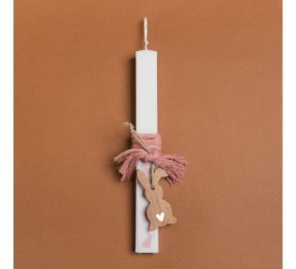 Beauty Home ΛΑΜΠΑΔΑ 33cm ΞΥΛΙΝΟΣ ΛΑΓΟΣ ΣΑΠΙΟ ΜΗΛΟ ΚΟΡΔΟΝΙ ΣΕ ΣΥΣΚΕΥΑΣΙΑ ΔΩΡΟΥ       |  Διακοσμητκά στο espiti