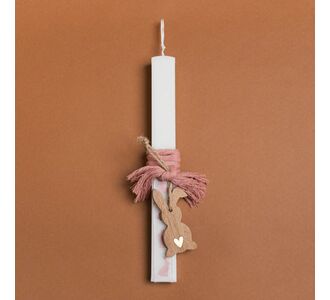 Beauty Home ΛΑΜΠΑΔΑ 33cm ΞΥΛΙΝΟΣ ΛΑΓΟΣ ΣΑΠΙΟ ΜΗΛΟ ΚΟΡΔΟΝΙ ΣΕ ΣΥΣΚΕΥΑΣΙΑ ΔΩΡΟΥ       |  Διακοσμητκά στο espiti
