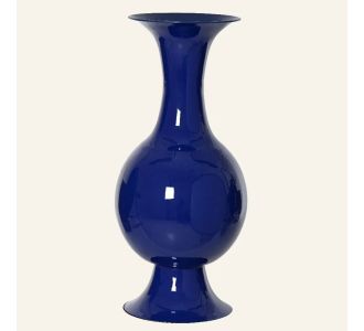 Beauty Home Μεταλλικό Βάζο Μπλε 25 x 56 cm       |  Βάζα στο espiti