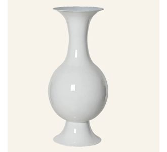 Beauty Home Μεταλλικό Βάζο Λευκό 77 x 39 cm       |  Βάζα στο espiti