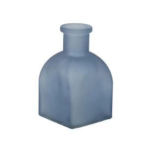 Beauty Home Γυάλινο Βάζο Lilou Μπλε 6 x 11 x 6 CM – 190ml       |  Βάζα στο espiti