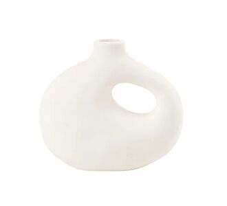 Beauty Home Βάζο Γκρέις Λευκό 13 x 14 CM       |  Βάζα στο espiti