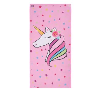 Beauty Home Πετσέτα θαλάσσης διπλής όψης παιδική Microfiber Αrt 2266 Ροζ       |  Πετσέτες Θαλάσσης στο espiti