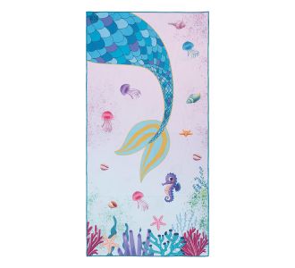 Beauty Home Πετσέτα θαλάσσης διπλής όψης παιδική Microfiber Αrt 2268 Βεραμάν       |  Πετσέτες Θαλάσσης στο espiti