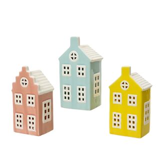 Beauty Home Διακοσμητικό Σπίτι από Πορσελάνη 7,8 x 6,3 x 15 cm  Σάπιο Μήλο     |  Διακοσμητκά στο espiti