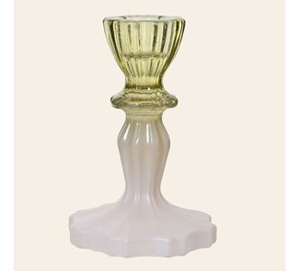 Beauty Home Γυάλινο κηροπήγιο 7.5cm x 11.2cm       |  Διακοσμητκά στο espiti