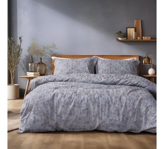 Beauty Home Σετ σεντόνια υπέρδιπλα Art 12212 Jasmine 100% Βαμβακοσατέν 300tc 240x270 Γκρι       |  Σεντόνια Υπέρδιπλα / King Size στο espiti
