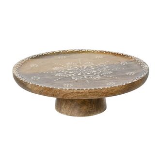Beauty Home Ξύλινη Ταρτίερα  25 x 9 cm       |  Διακοσμητκά στο espiti