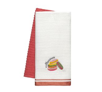 Beauty Home Ποτηρόπανα σετ 2τμχ Macarons Art 8809 40x60 Ροδακινί       |  Πετσέτες Κουζίνας στο espiti