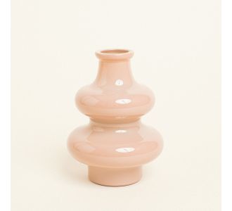 Beauty Home Γυάλινο Βάζο Αύρα 16 cm       |  Βάζα στο espiti