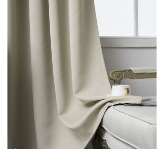 Beauty Home Ύφασμα κουρτίνας Blackout σκίασης Ideal Art 8400  Ύφασμα Φ280 Άμμου       |  Ετοιμες κουρτίνες με σχέδιο στο espiti