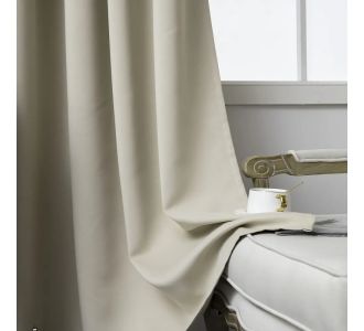 Beauty Home Ύφασμα κουρτίνας Blackout σκίασης Ideal Art 8400  Ύφασμα Φ280 Άμμου       |  Ετοιμες κουρτίνες με σχέδιο στο espiti