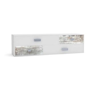 Pump Έπιπλο TV 150x40x43 Λευκό με Μοντέρνα Διακόσμηση AlphaB2B |  Παιδικά έπιπλα στο espiti