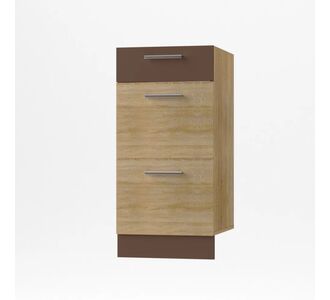 Alina Συρταριέρα 3 Συρτάρια Κάτω 40x44,5x85εκ Σονόμα-Μόκκα AlphaB2B |  Ντουλάπια στο espiti