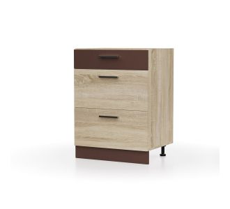 Alina  Συρταριέρα Κάτω 60x44,5x85εκ Σονόμα-Μόκκα AlphaB2B |  Ντουλάπια στο espiti