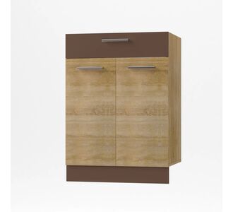 Alina Κάτω ντουλάπι με Συρτάρι 60x44,5x85εκ Σονόμα-Μόκκα AlphaB2B |  Ντουλάπια στο espiti